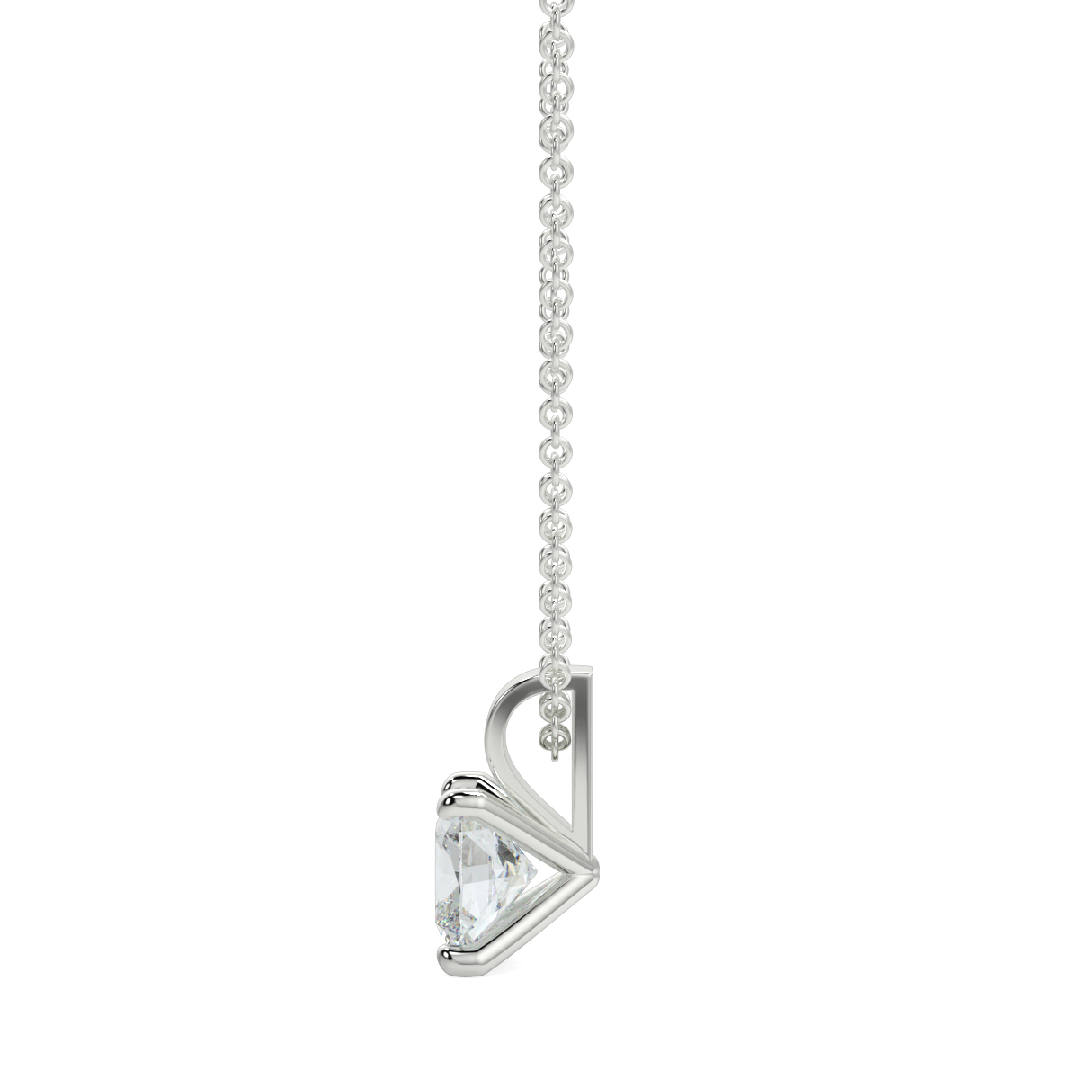 Solitaire Diamond Pendant