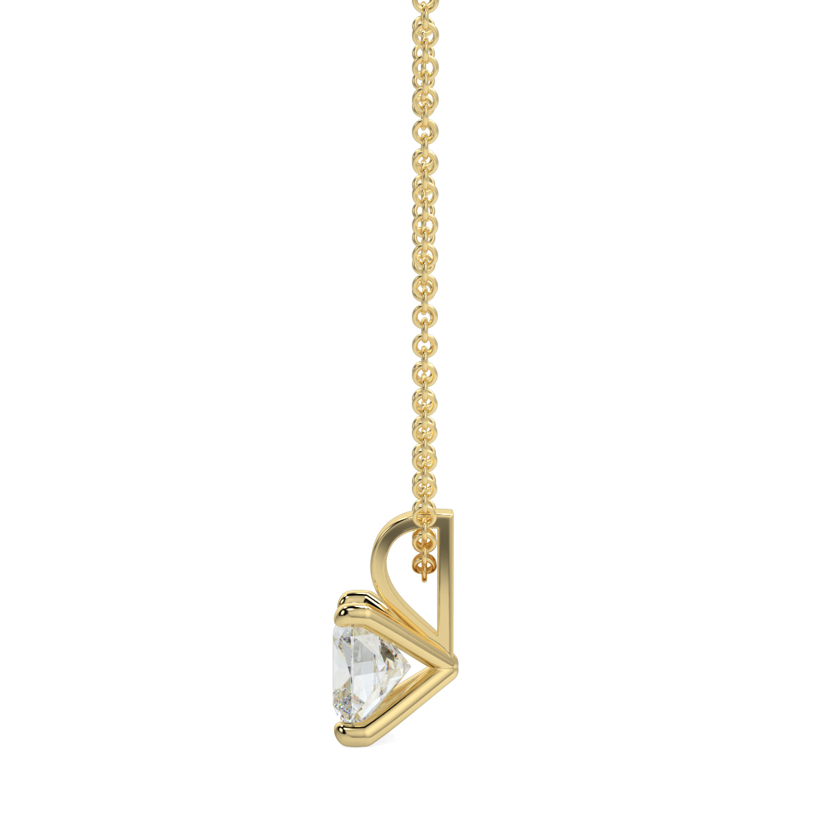 Solitaire Diamond Pendant