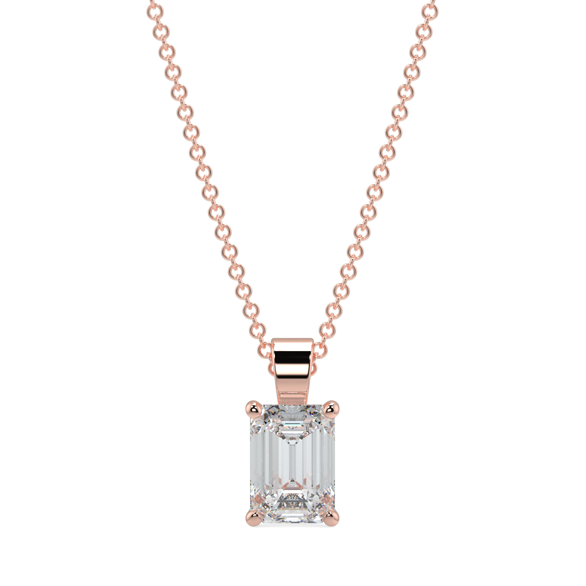 Solitaire Diamond Pendant