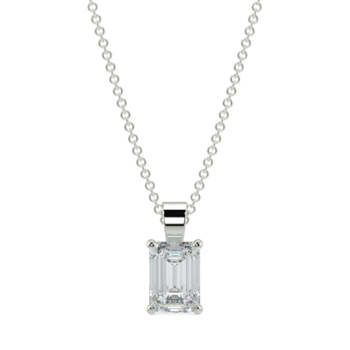 Solitaire Diamond Pendant