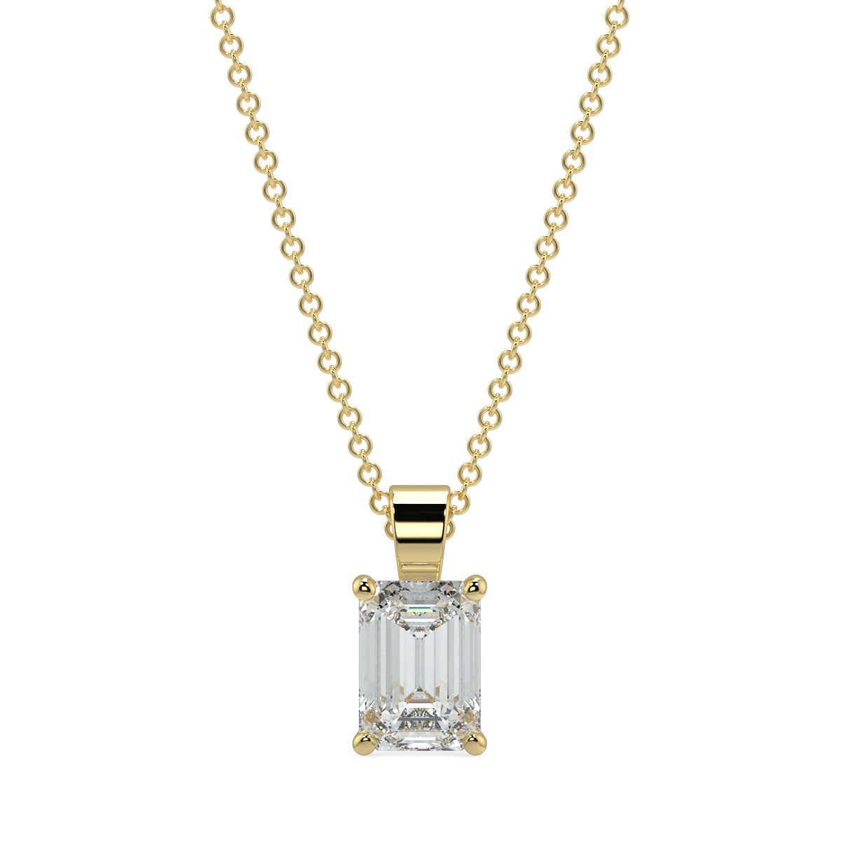 Solitaire Diamond Pendant