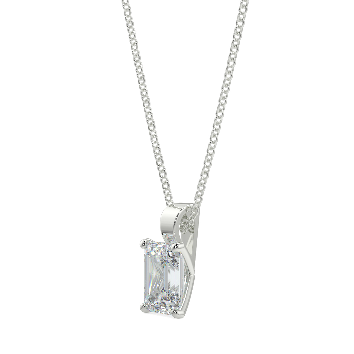 Solitaire Diamond Pendant