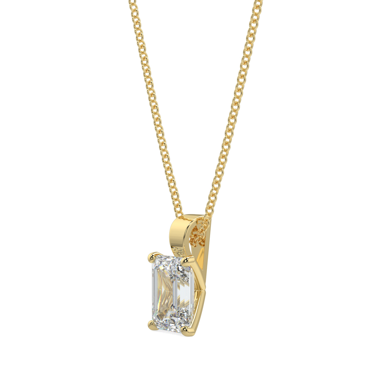 Solitaire Diamond Pendant