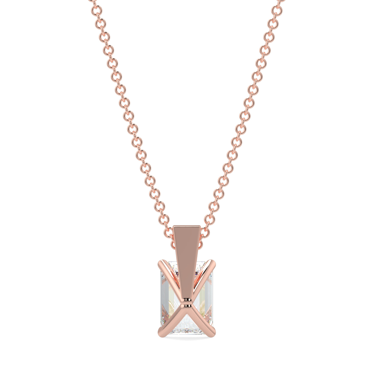 Solitaire Diamond Pendant