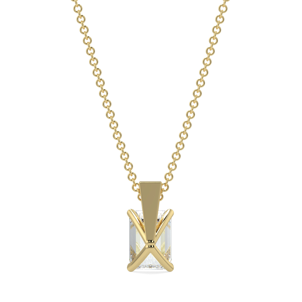 Solitaire Diamond Pendant