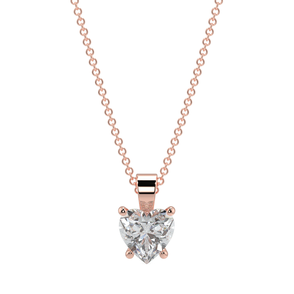 Solitaire Diamond Pendant