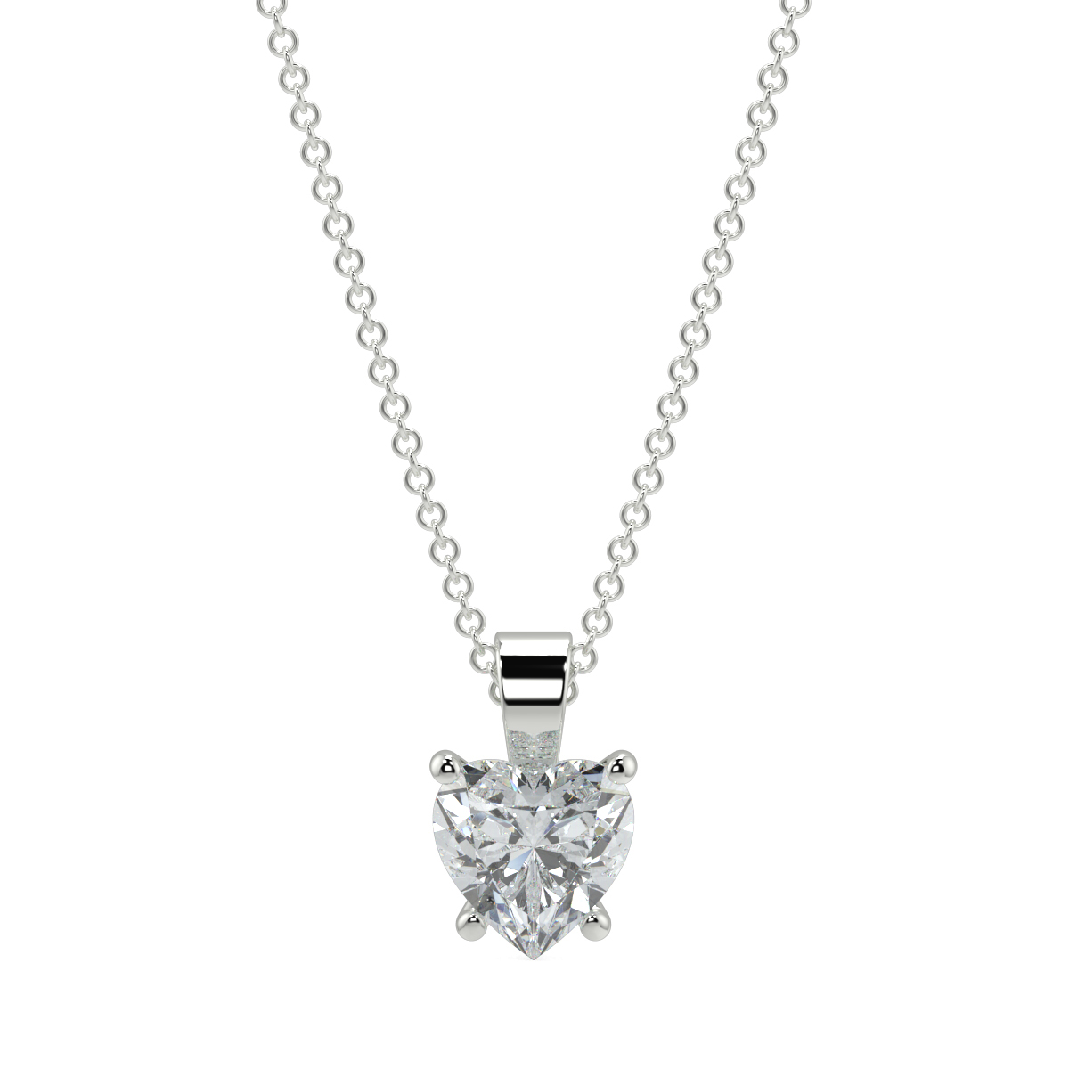 Solitaire Diamond Pendant