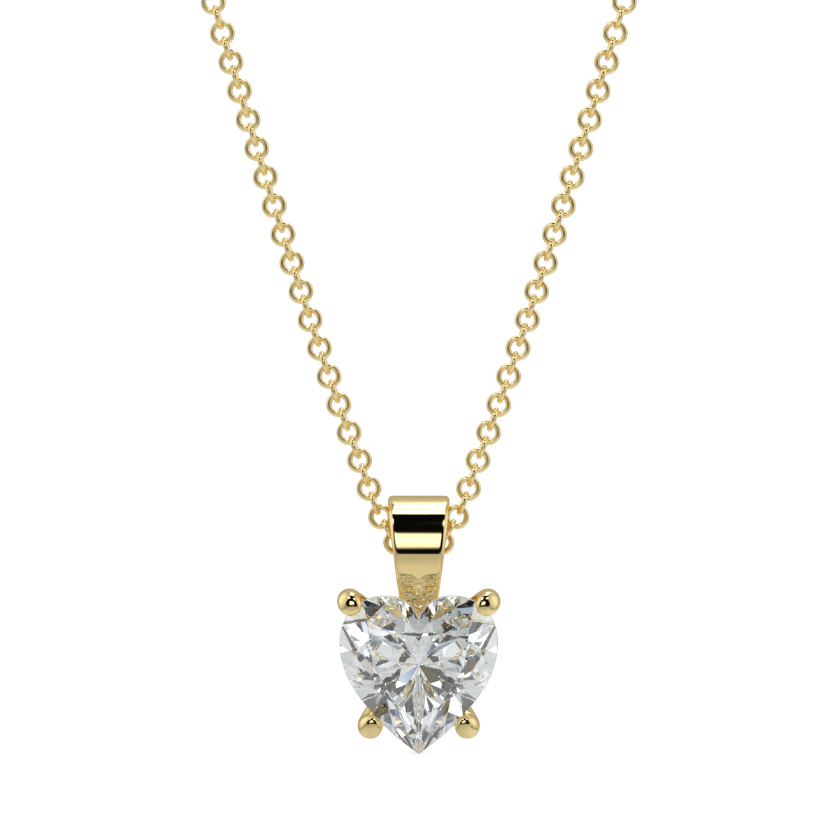 Solitaire Diamond Pendant