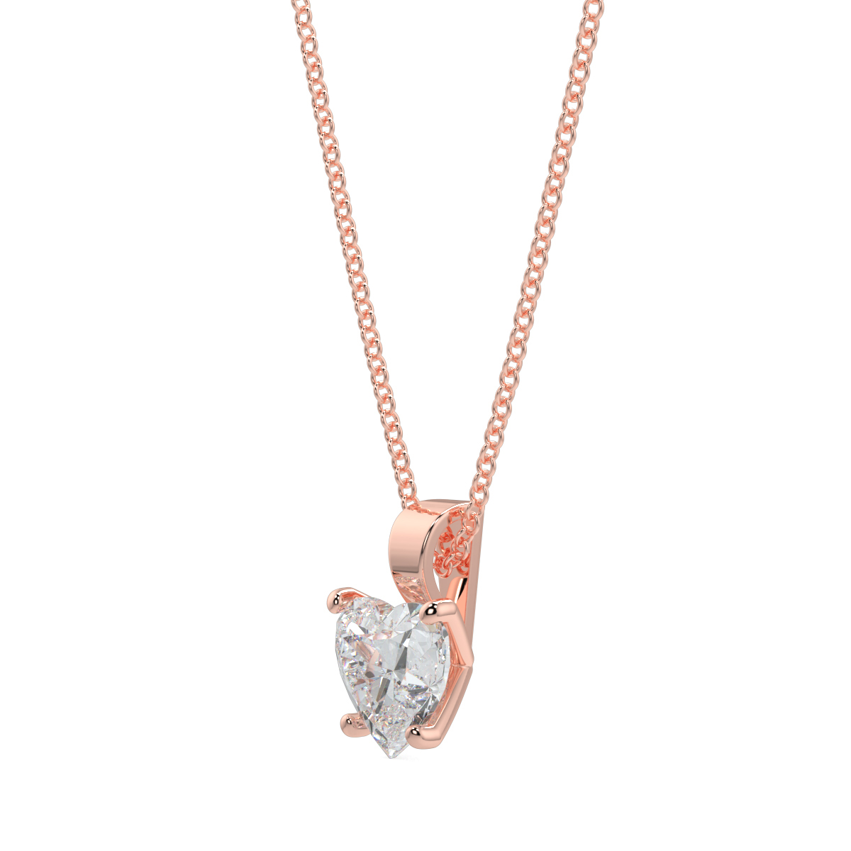 Solitaire Diamond Pendant