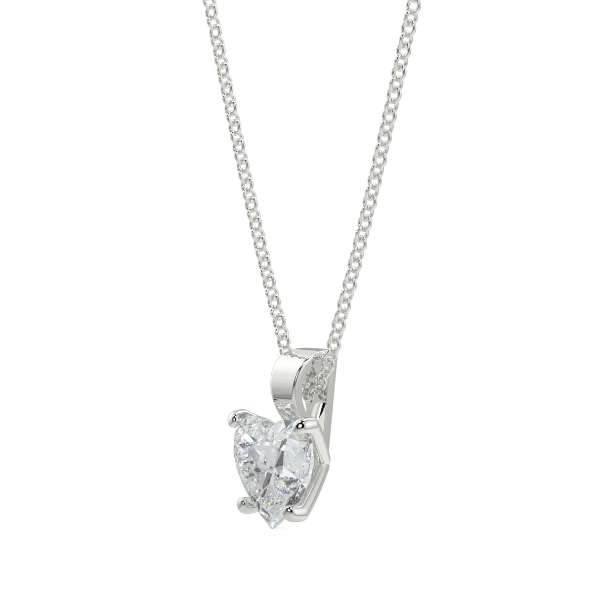 Solitaire Diamond Pendant