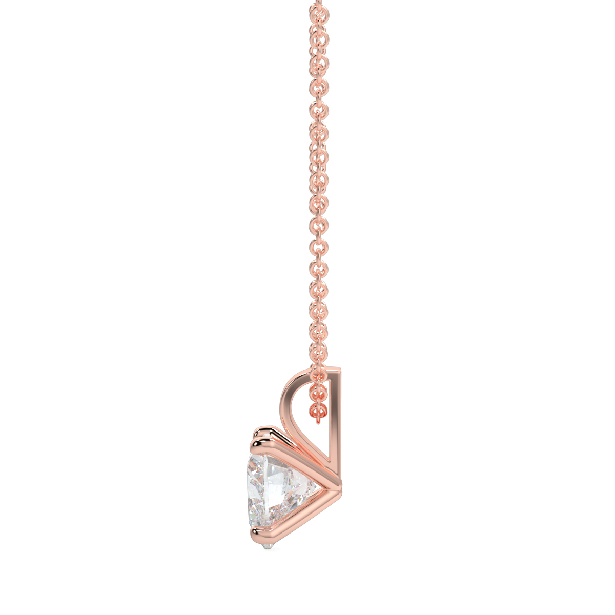 Solitaire Diamond Pendant