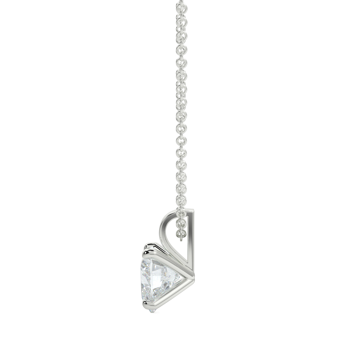 Solitaire Diamond Pendant