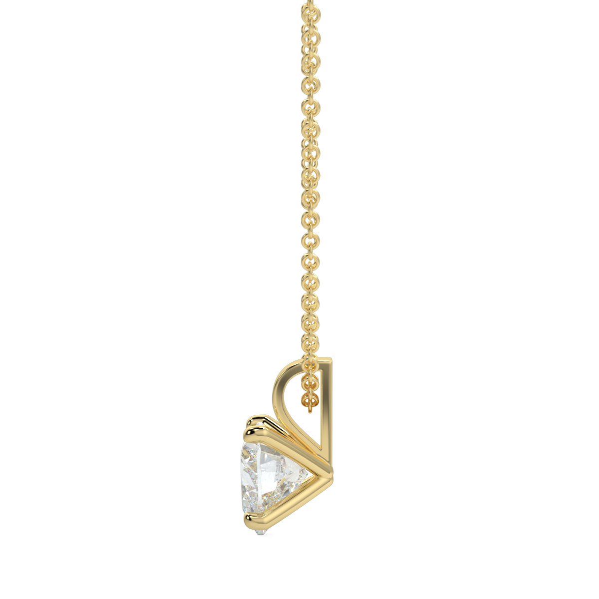 Solitaire Diamond Pendant