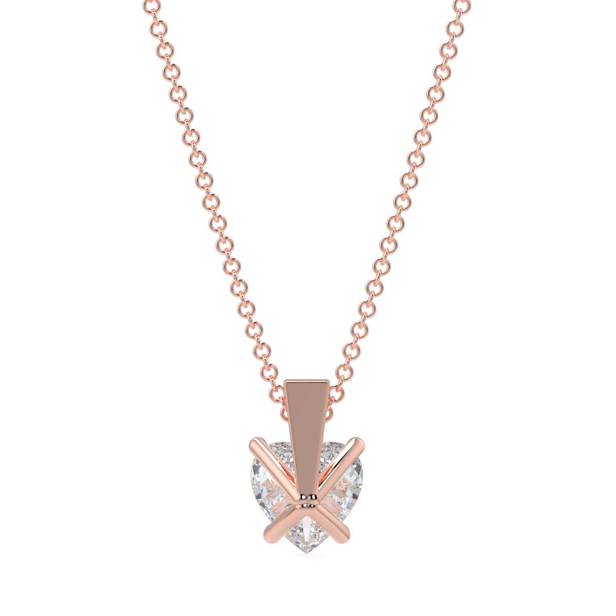 Solitaire Diamond Pendant