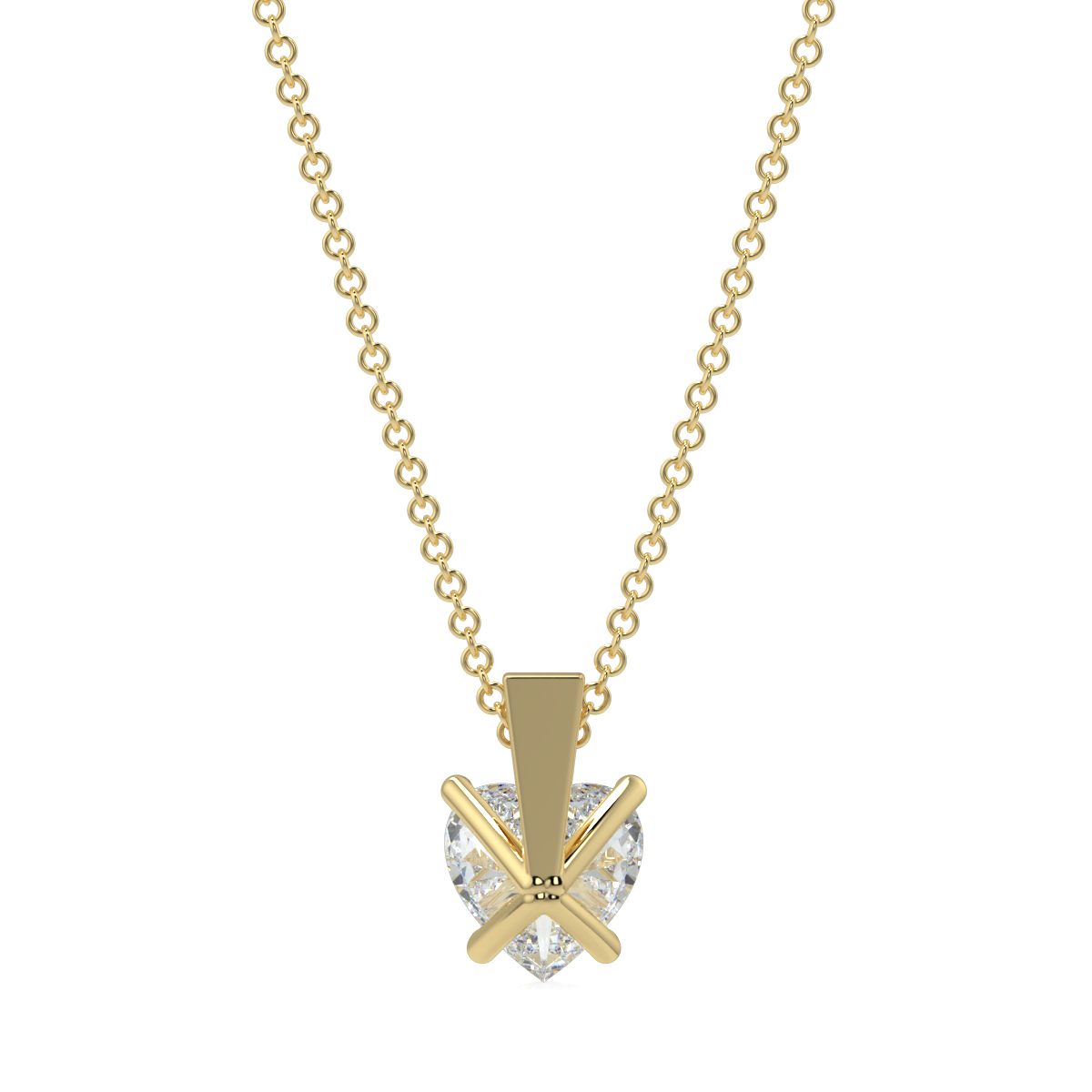 Solitaire Diamond Pendant