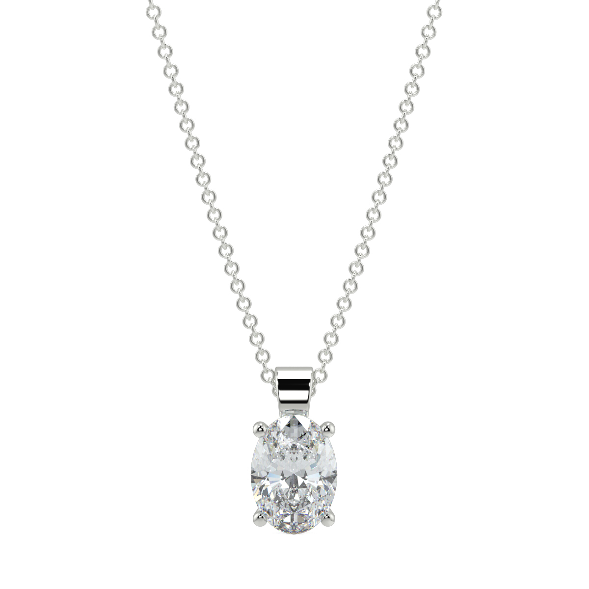 Solitaire Diamond Pendant