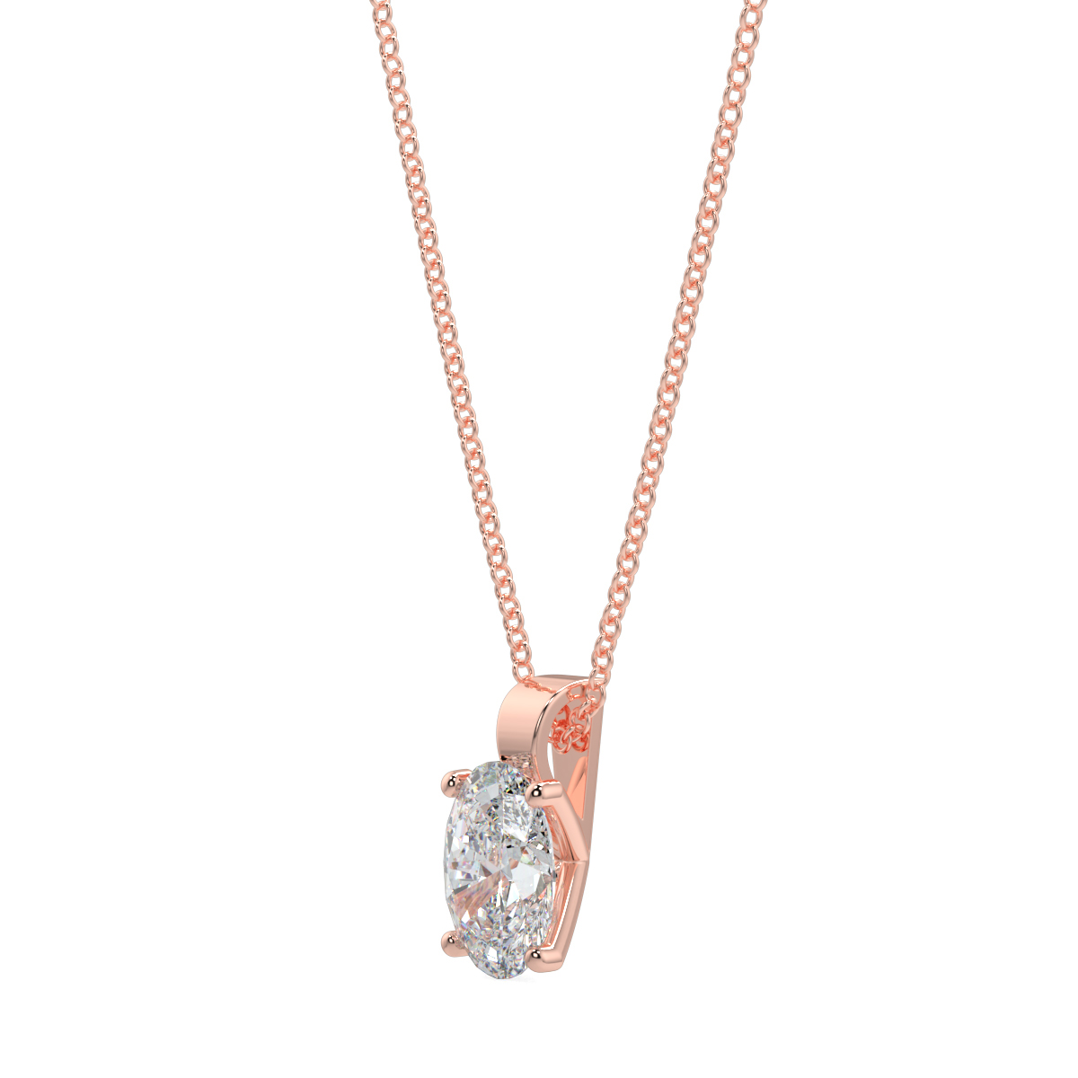 Solitaire Diamond Pendant