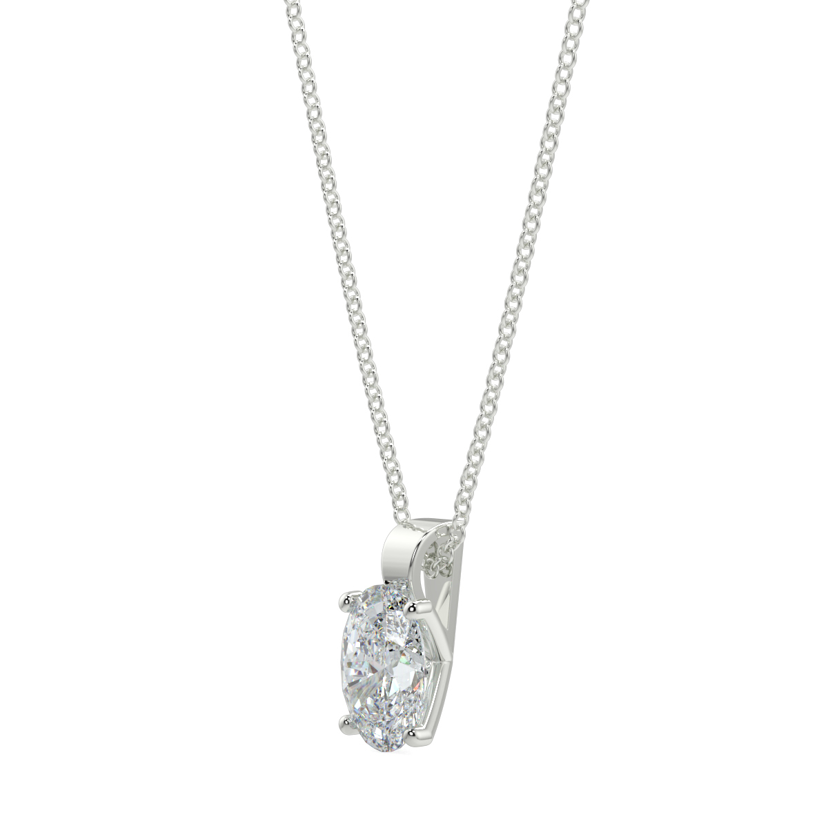 Solitaire Diamond Pendant