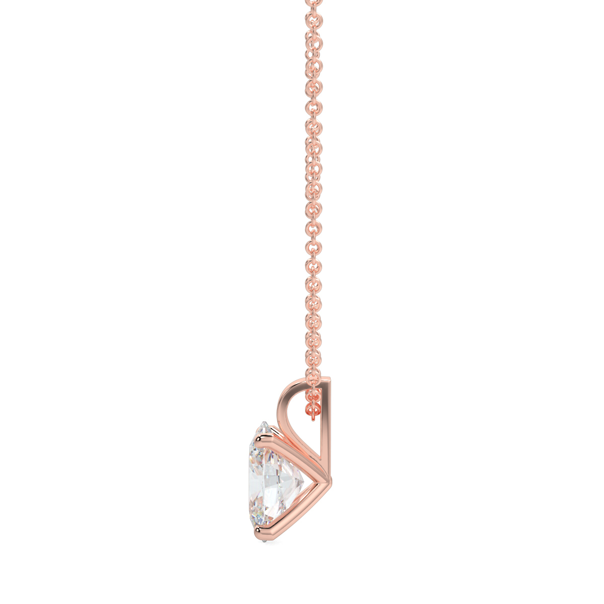 Solitaire Diamond Pendant