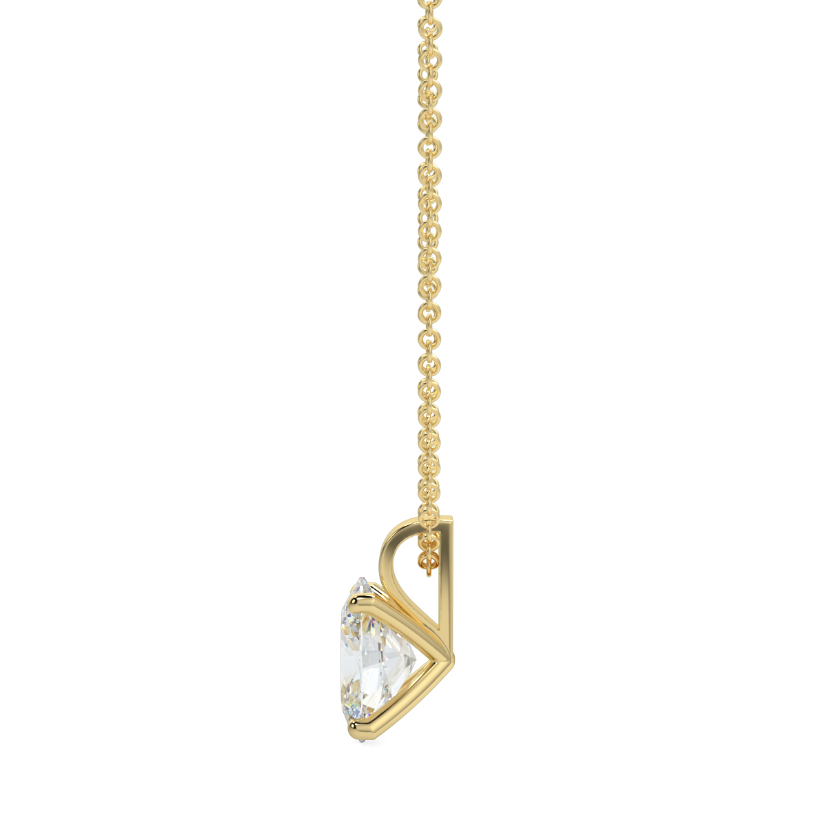 Solitaire Diamond Pendant