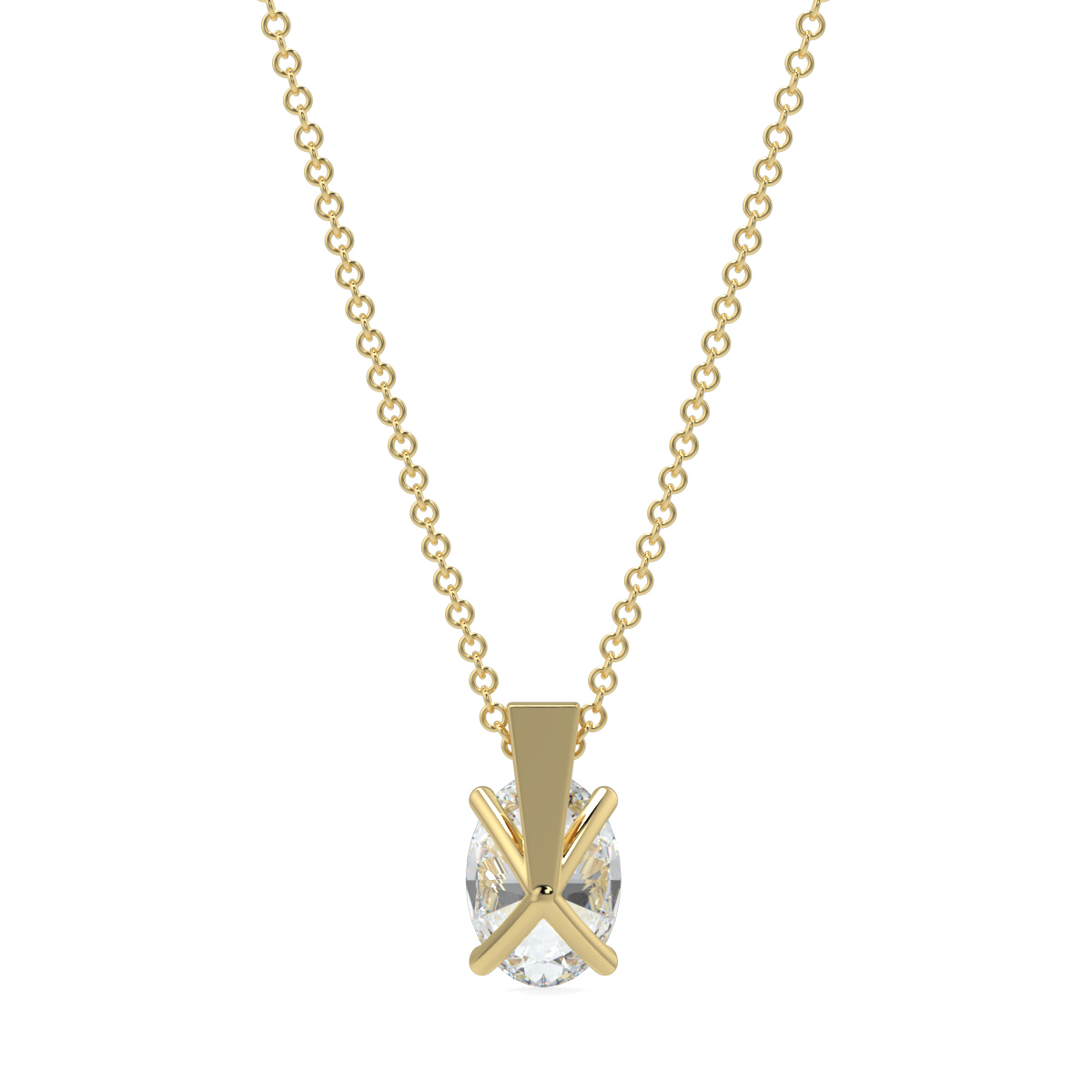 Solitaire Diamond Pendant