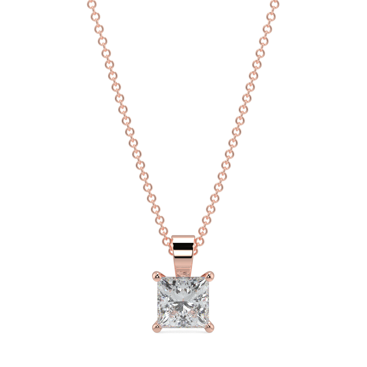 Solitaire Diamond Pendant