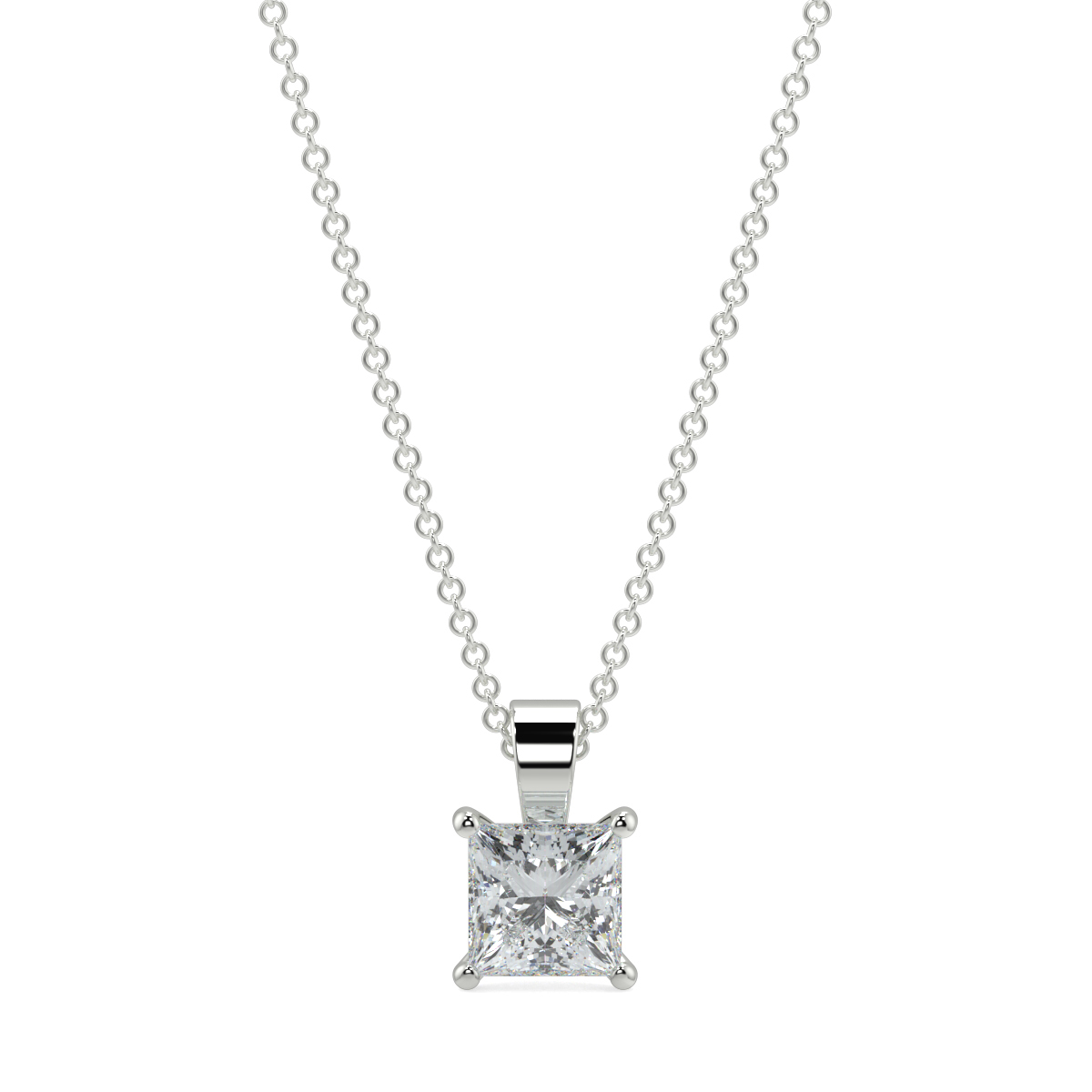 Solitaire Diamond Pendant