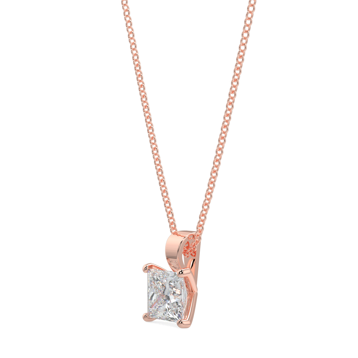 Solitaire Diamond Pendant