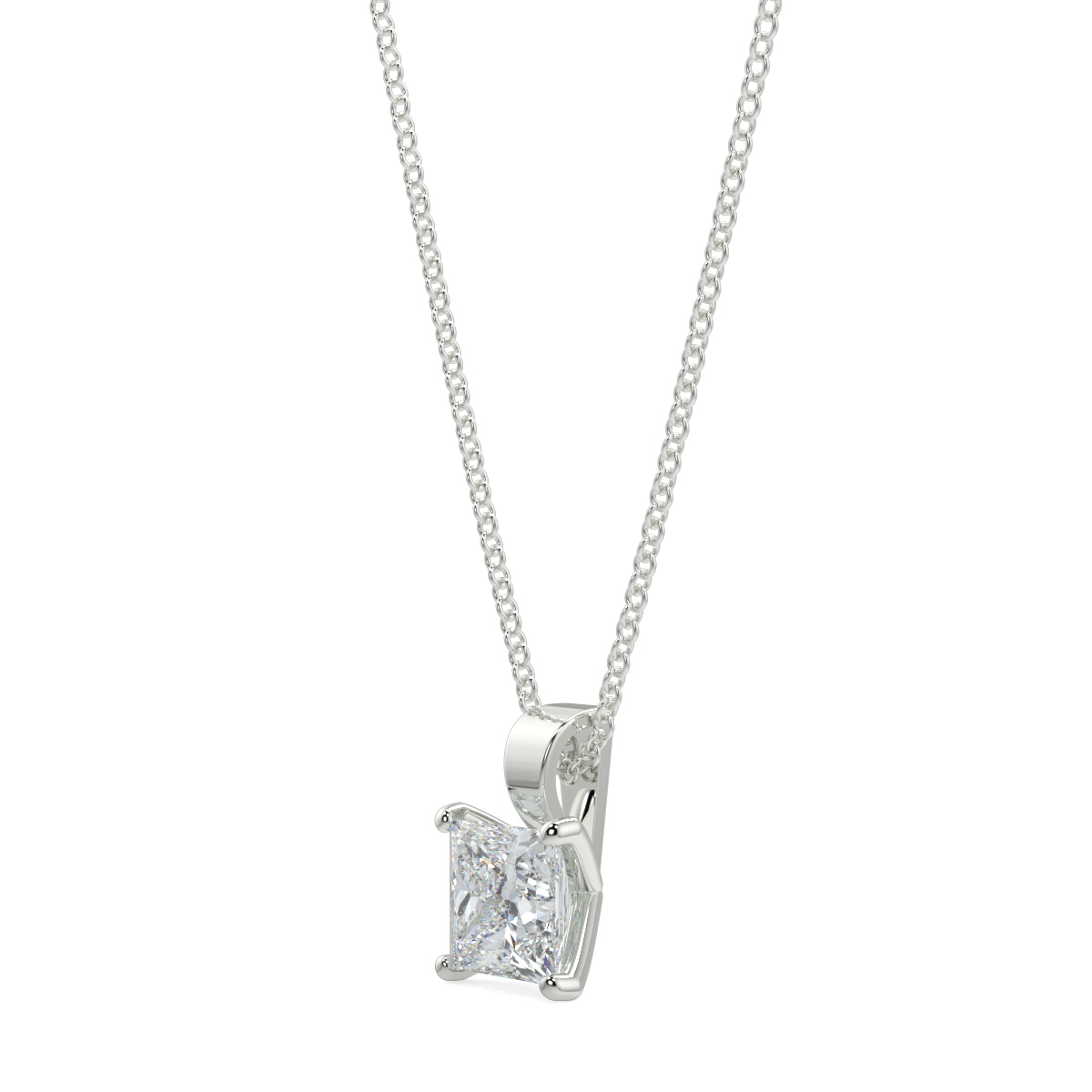 Solitaire Diamond Pendant