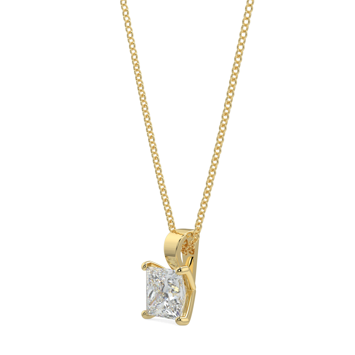 Solitaire Diamond Pendant