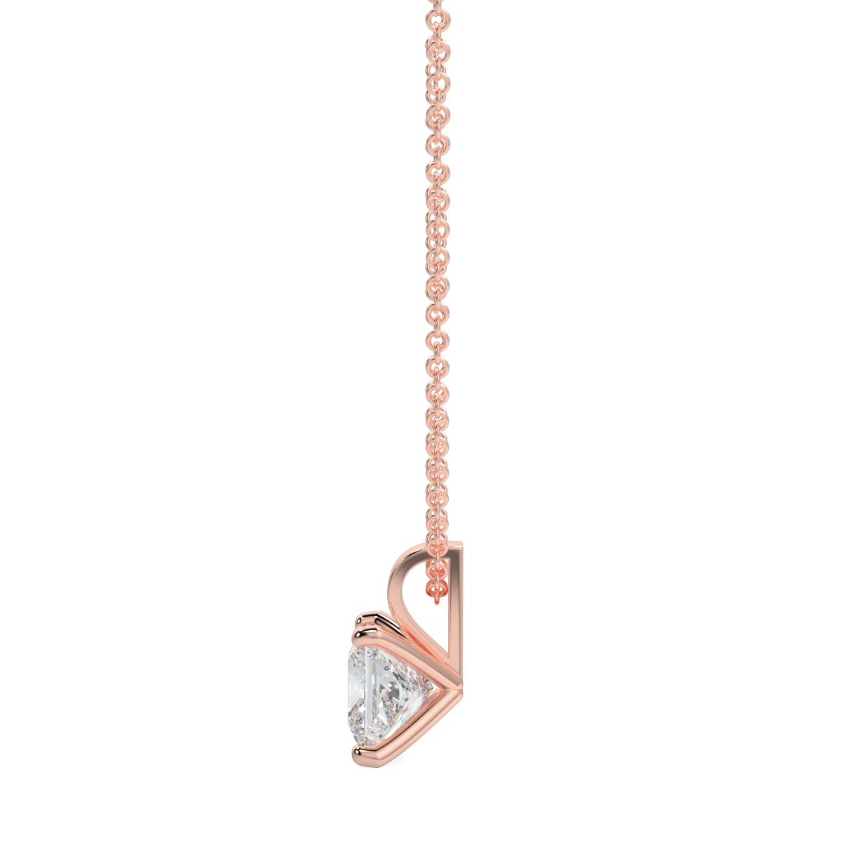 Solitaire Diamond Pendant