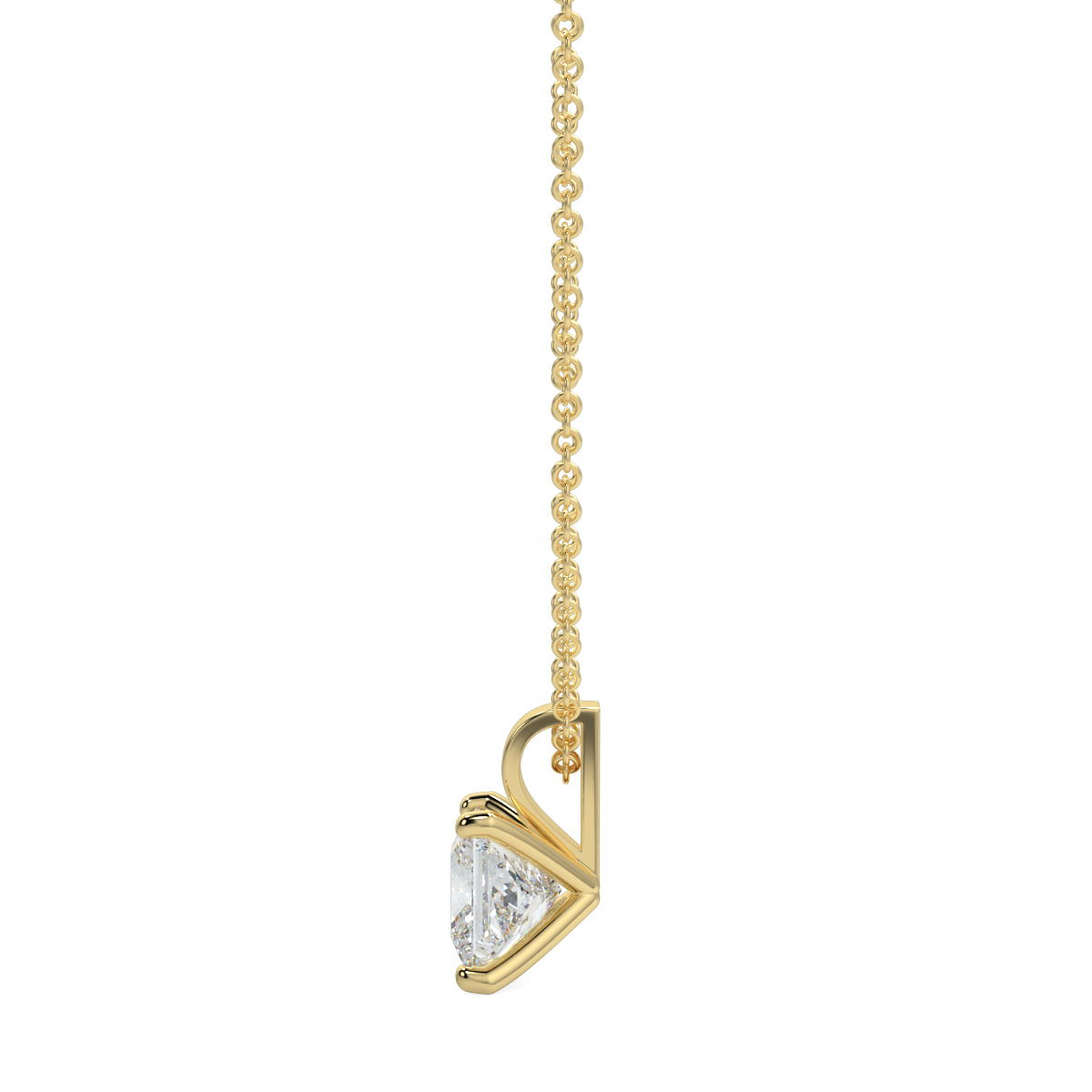 Solitaire Diamond Pendant