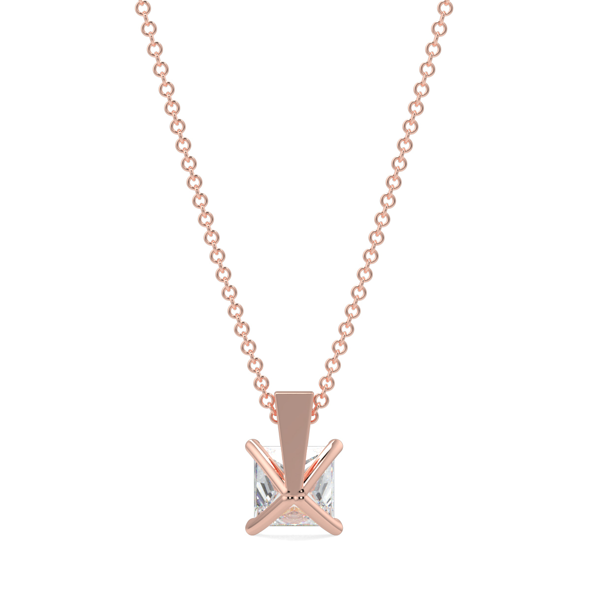 Solitaire Diamond Pendant