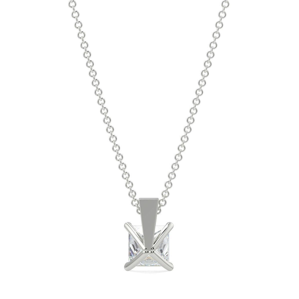 Solitaire Diamond Pendant