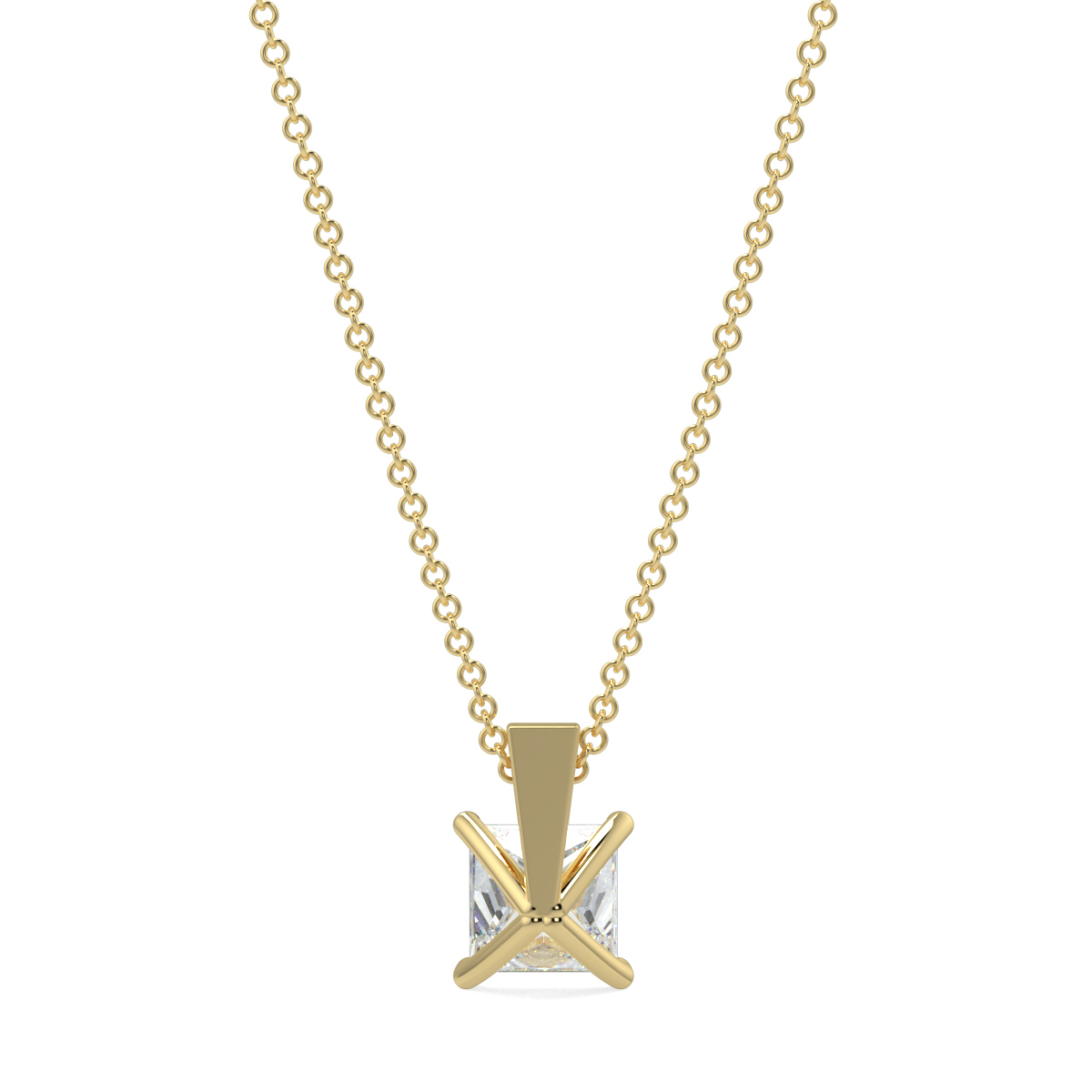 Solitaire Diamond Pendant