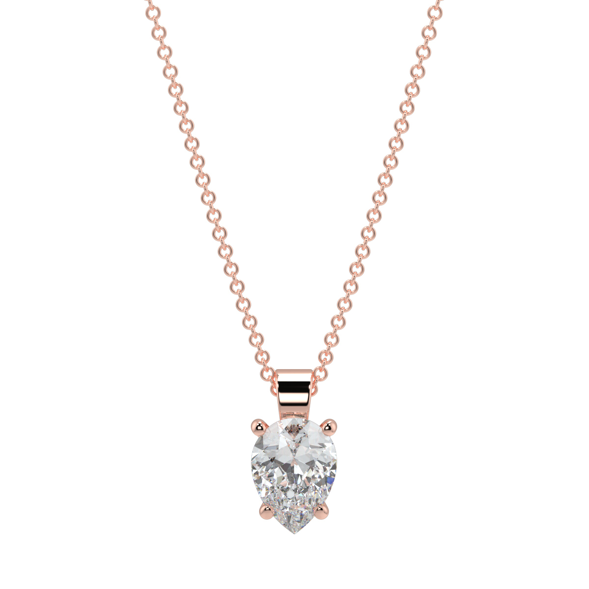 Solitaire Diamond Pendant