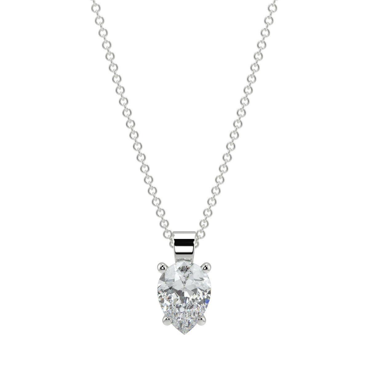 Solitaire Diamond Pendant