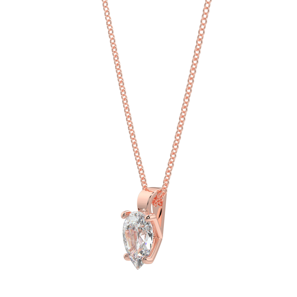 Solitaire Diamond Pendant