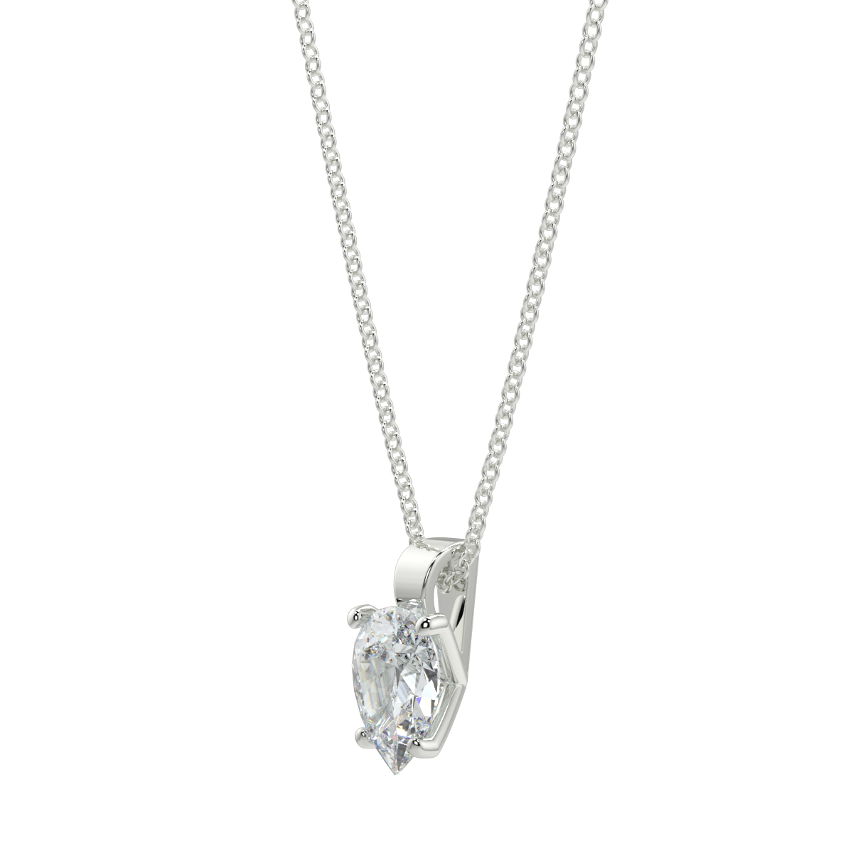 Solitaire Diamond Pendant