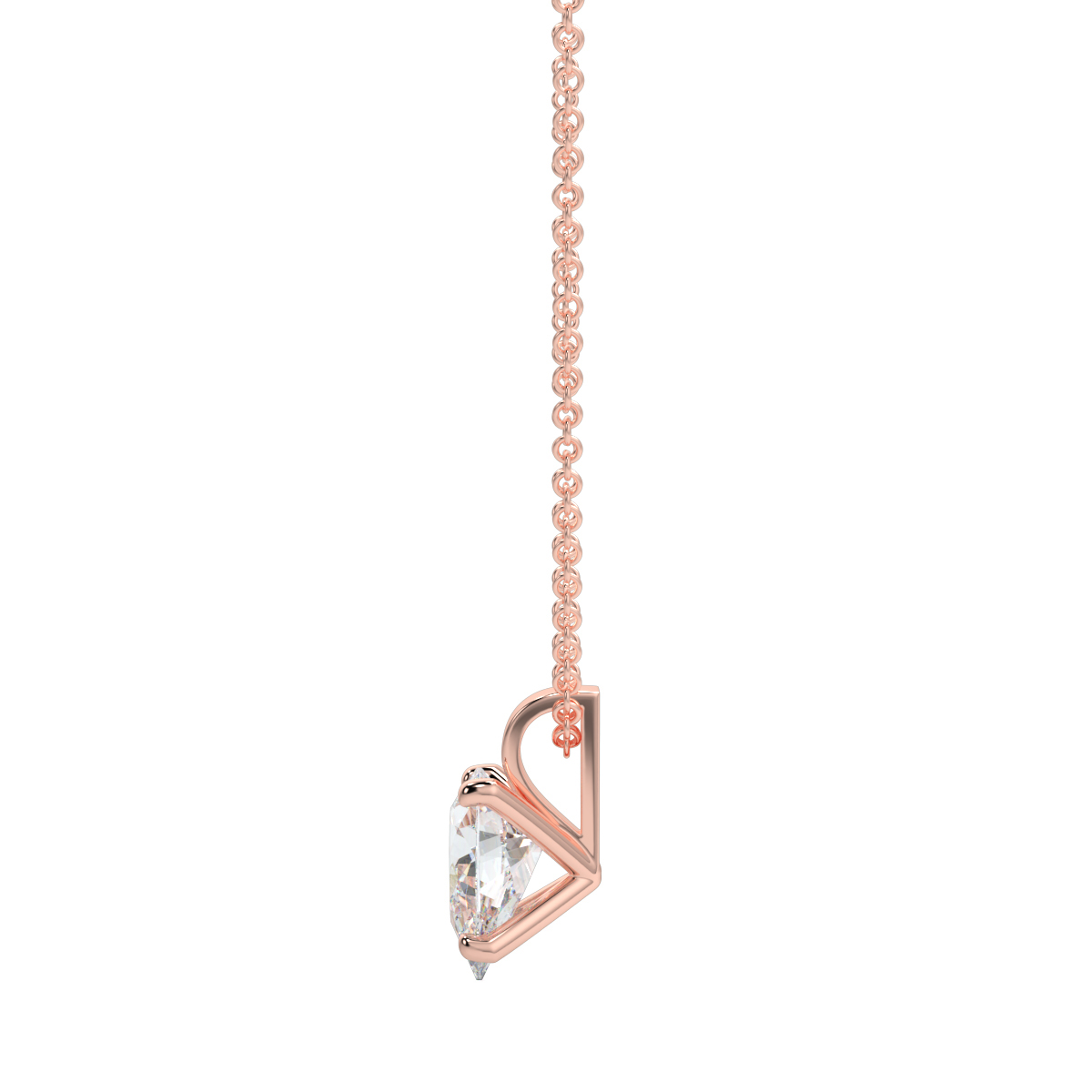 Solitaire Diamond Pendant