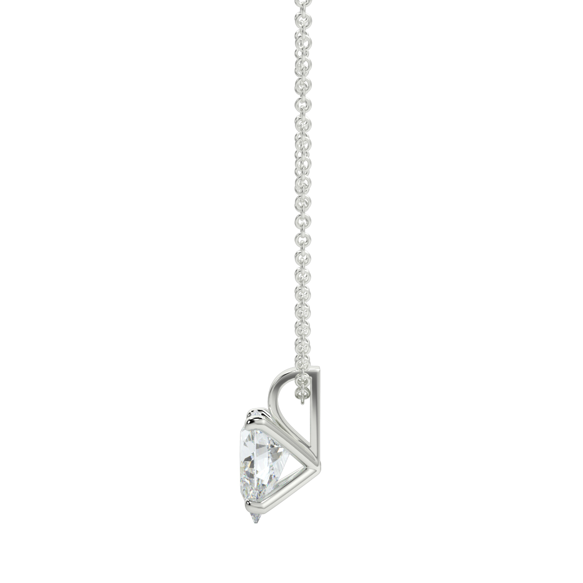 Solitaire Diamond Pendant