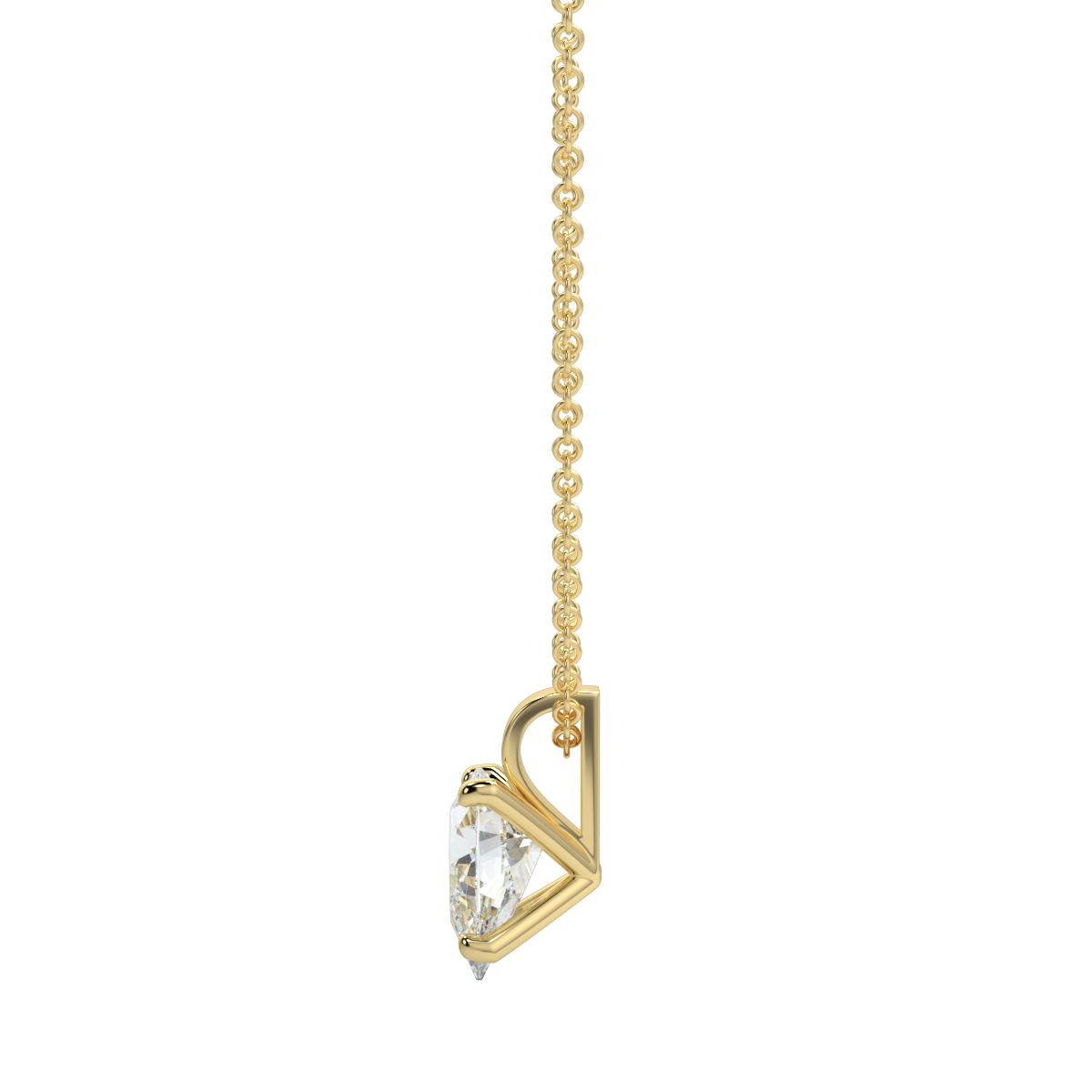Solitaire Diamond Pendant