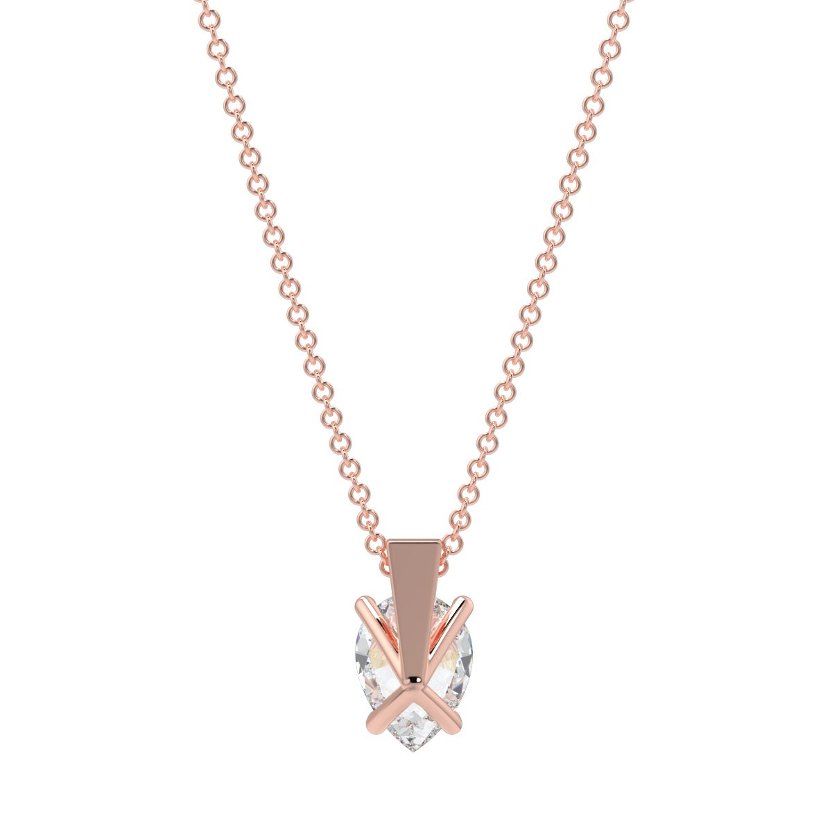 Solitaire Diamond Pendant