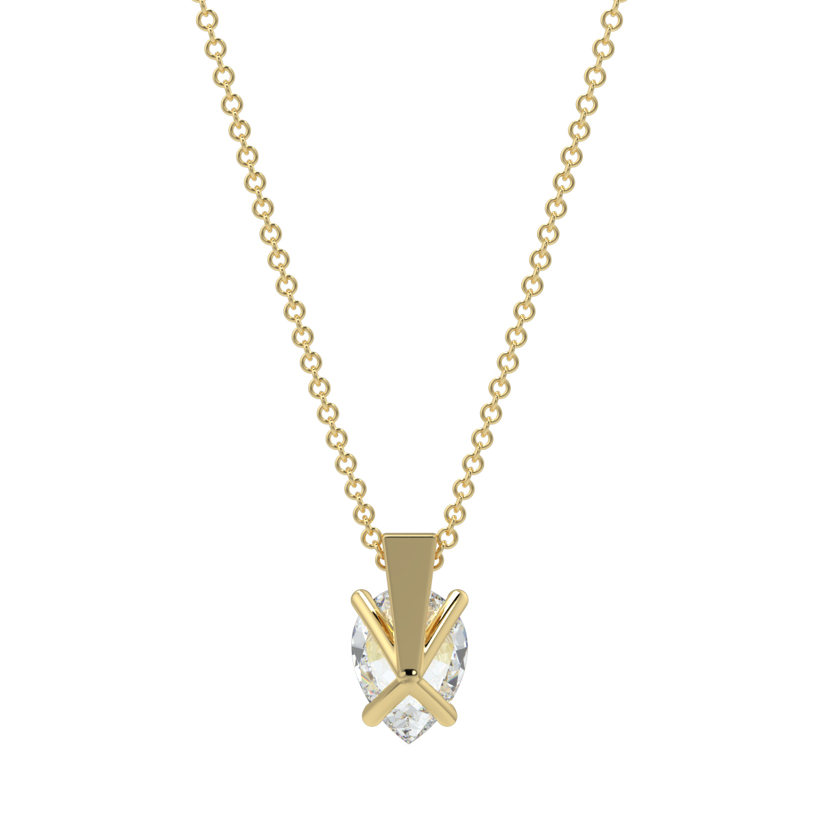 Solitaire Diamond Pendant