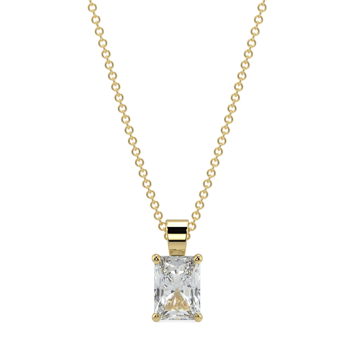 Solitaire Diamond Pendant
