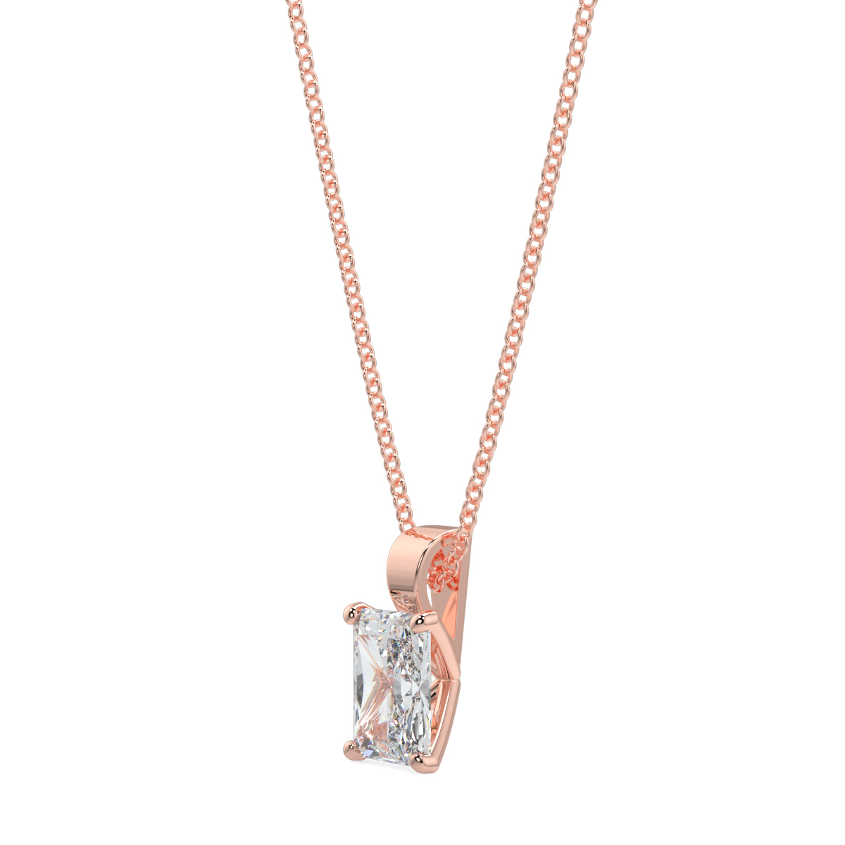 Solitaire Diamond Pendant