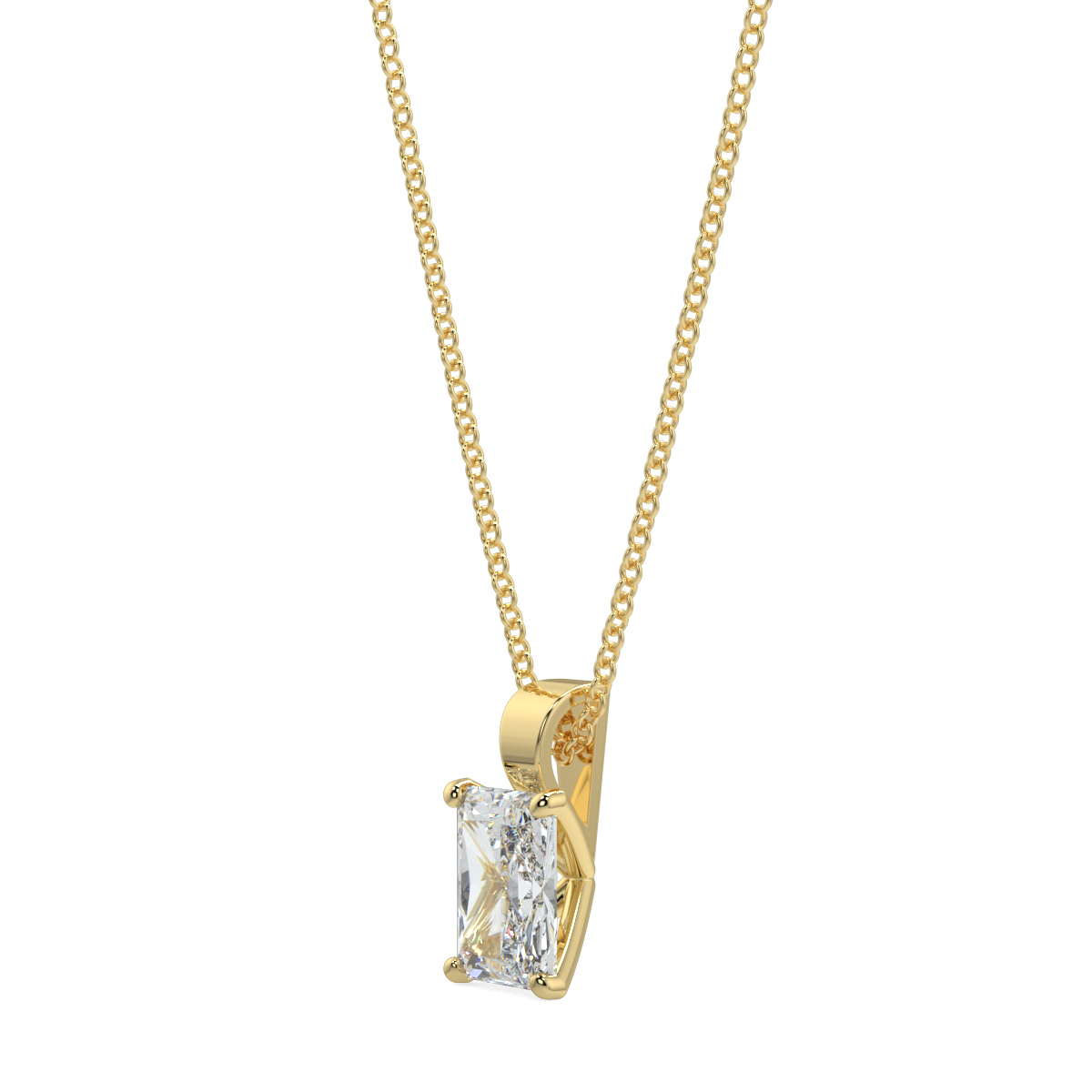 Solitaire Diamond Pendant