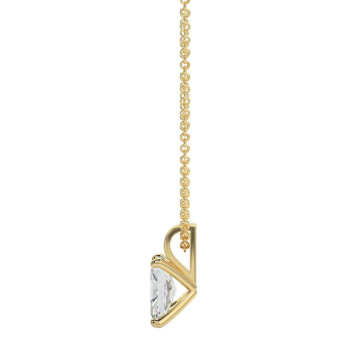 Solitaire Diamond Pendant