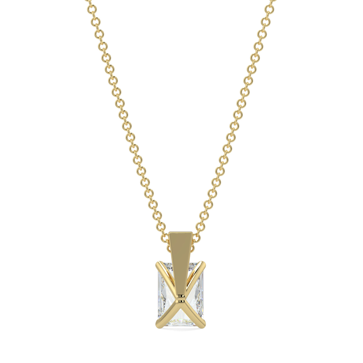 Solitaire Diamond Pendant