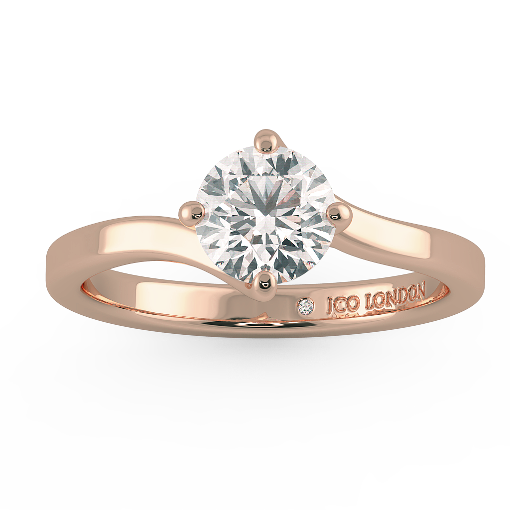 Round Solitaire Engagement Rings